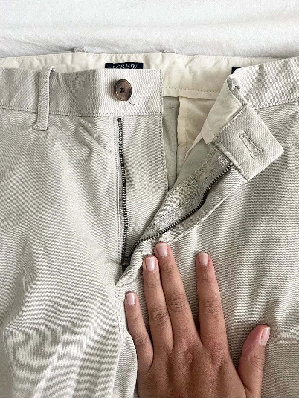 J Crew Men's Beige Chino Pants - Classic Straight Fit - 31x30